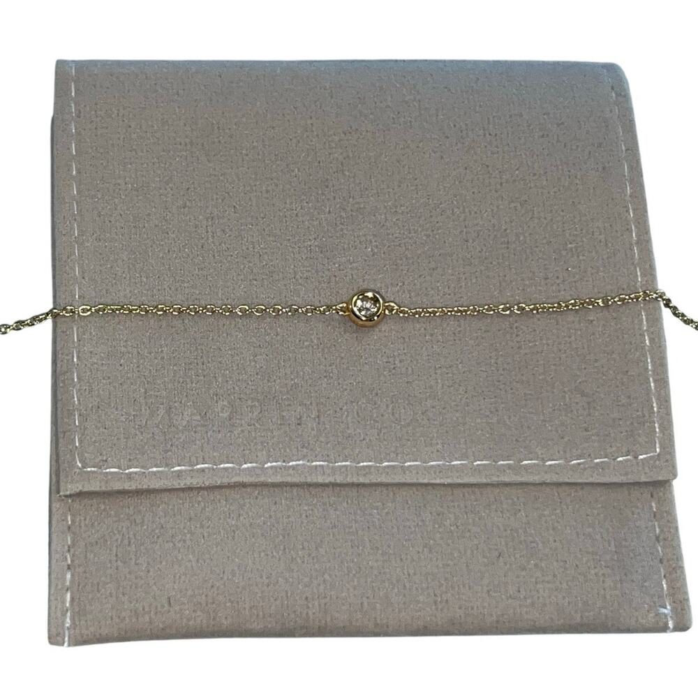 Marrin Costello Topaz 14k Gold Plated 7" Bracelet Hypoallergenic Valentine Gift